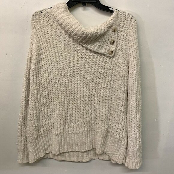 Soft Surroundings Womens Beige Pullover Long Sleeve Sweater - Picture 1 of 4